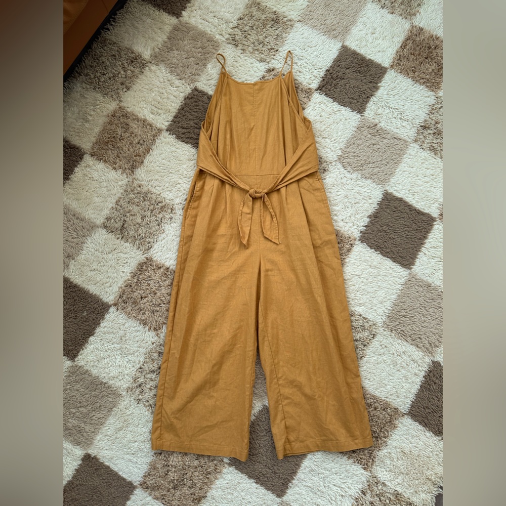 Anthropologie Greylin Linen Jumpsuit